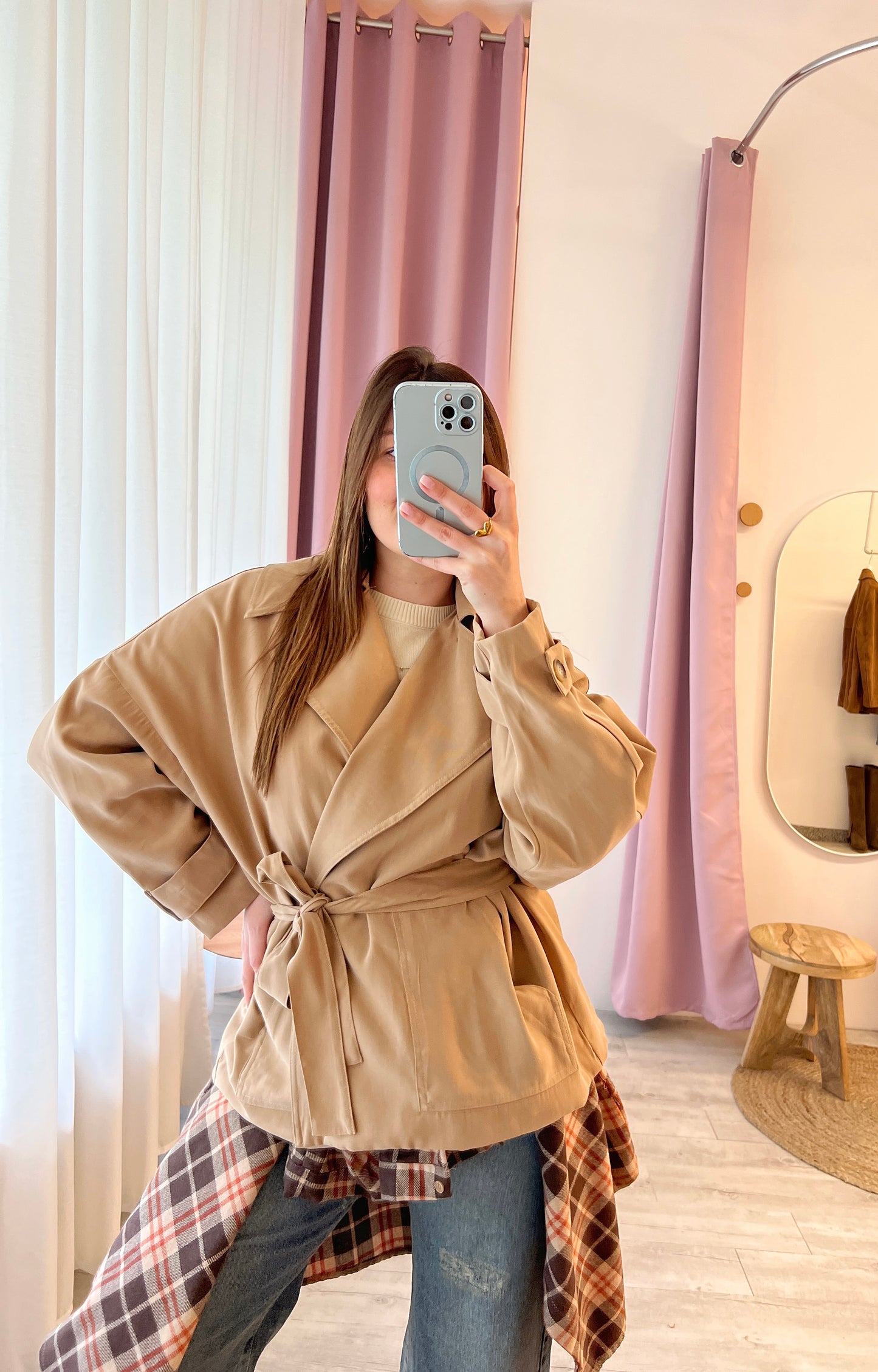 TRENCH CORTO ANNA