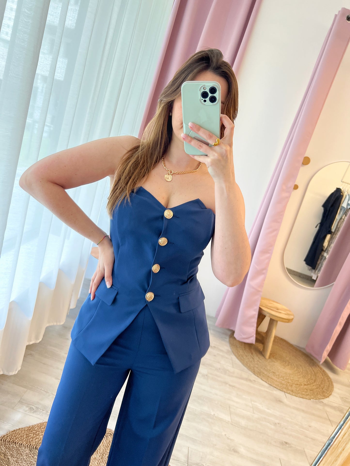 GILET BOTTONI GIOIELLO