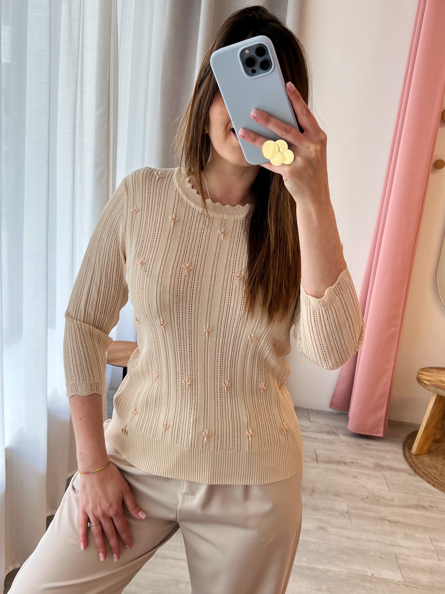 MAGLIONE PERLE
