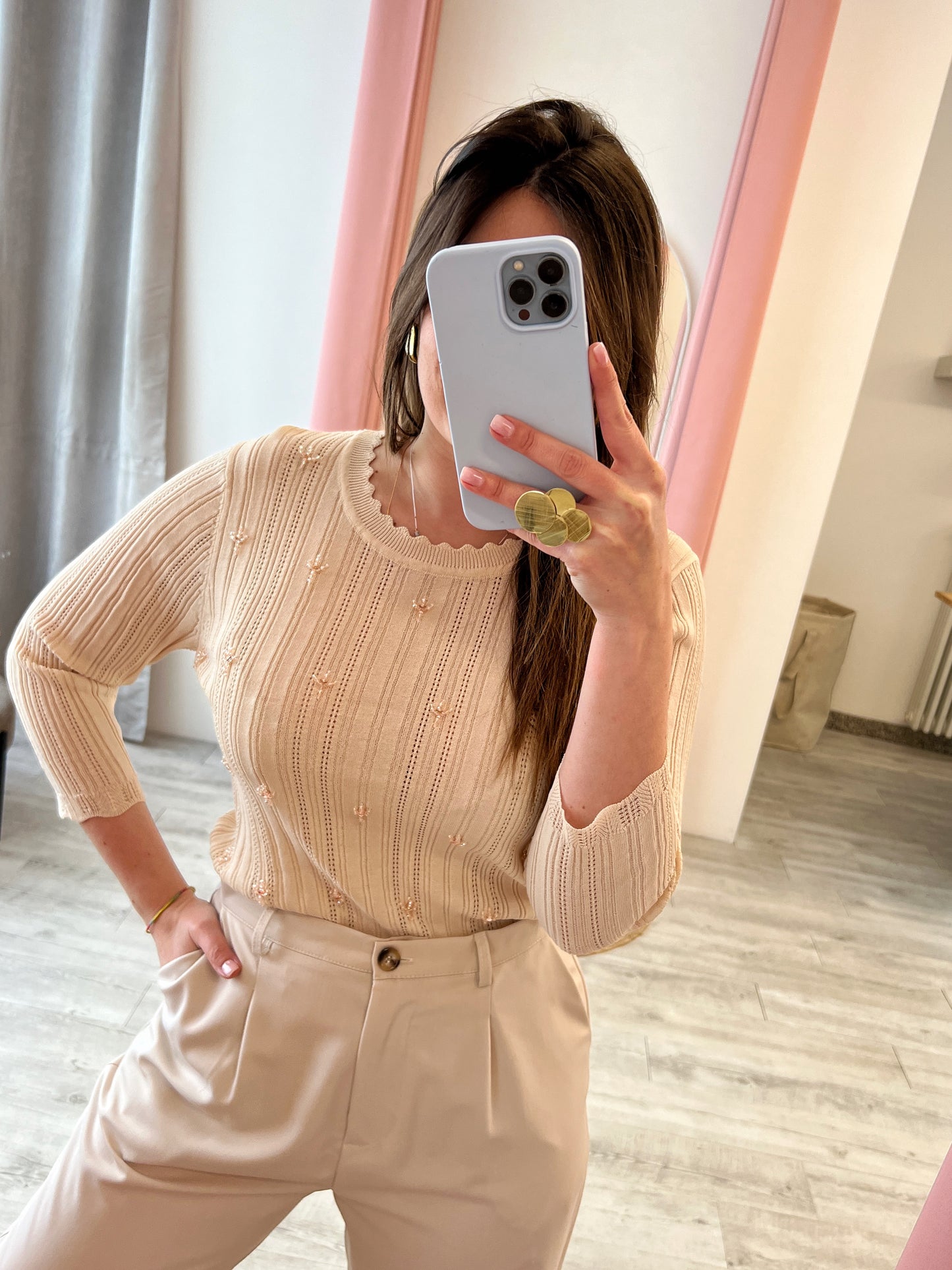 MAGLIONE PERLE