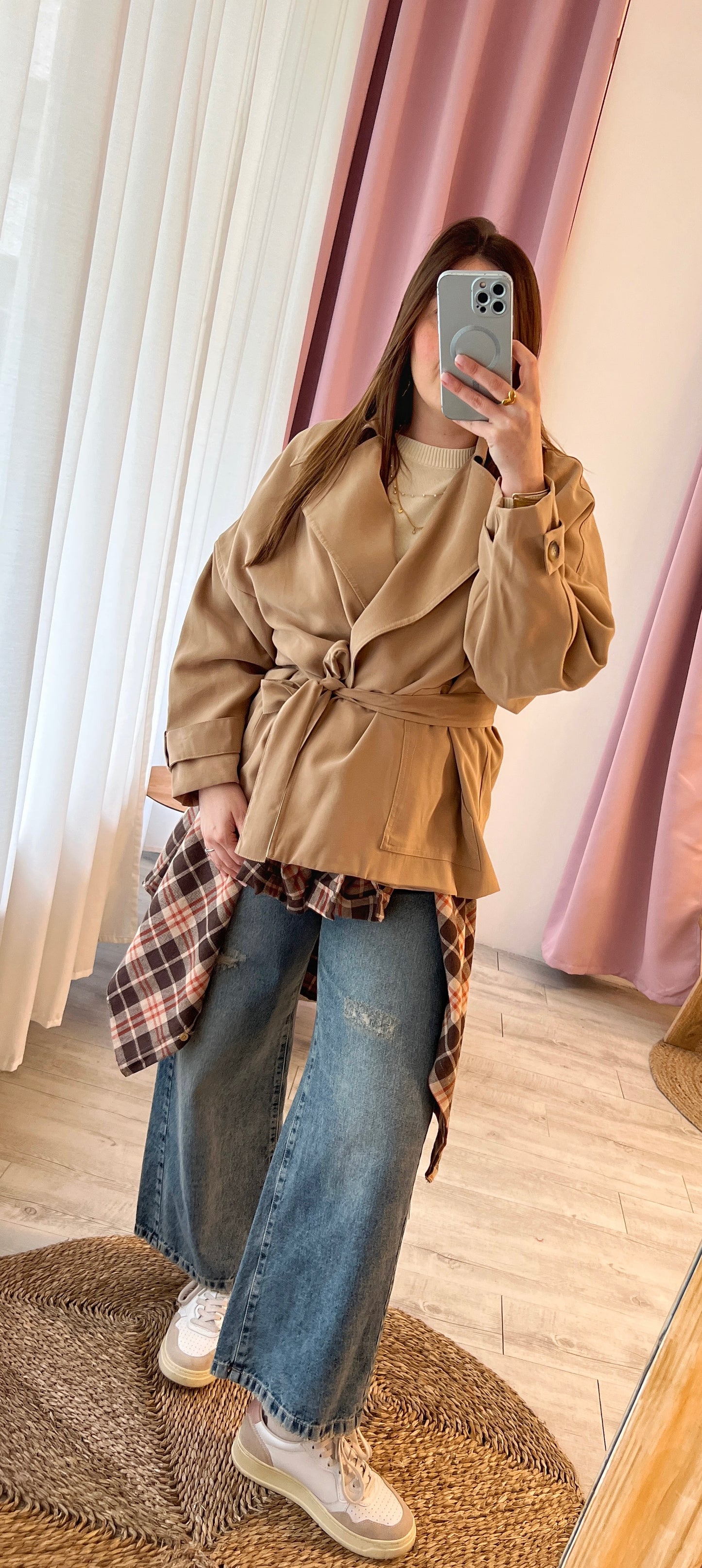 TRENCH CORTO ANNA